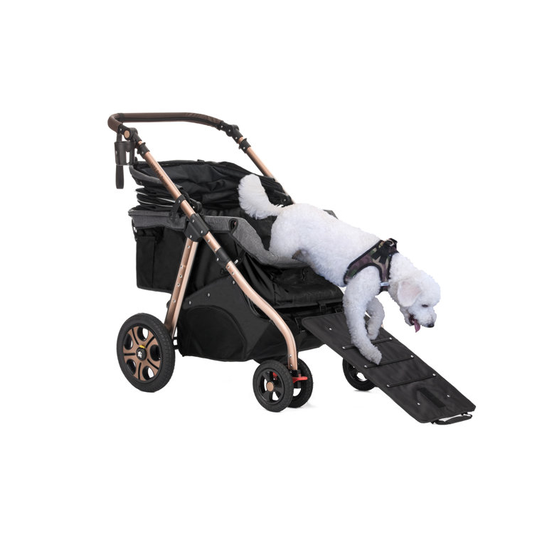 Black pet outlet stroller